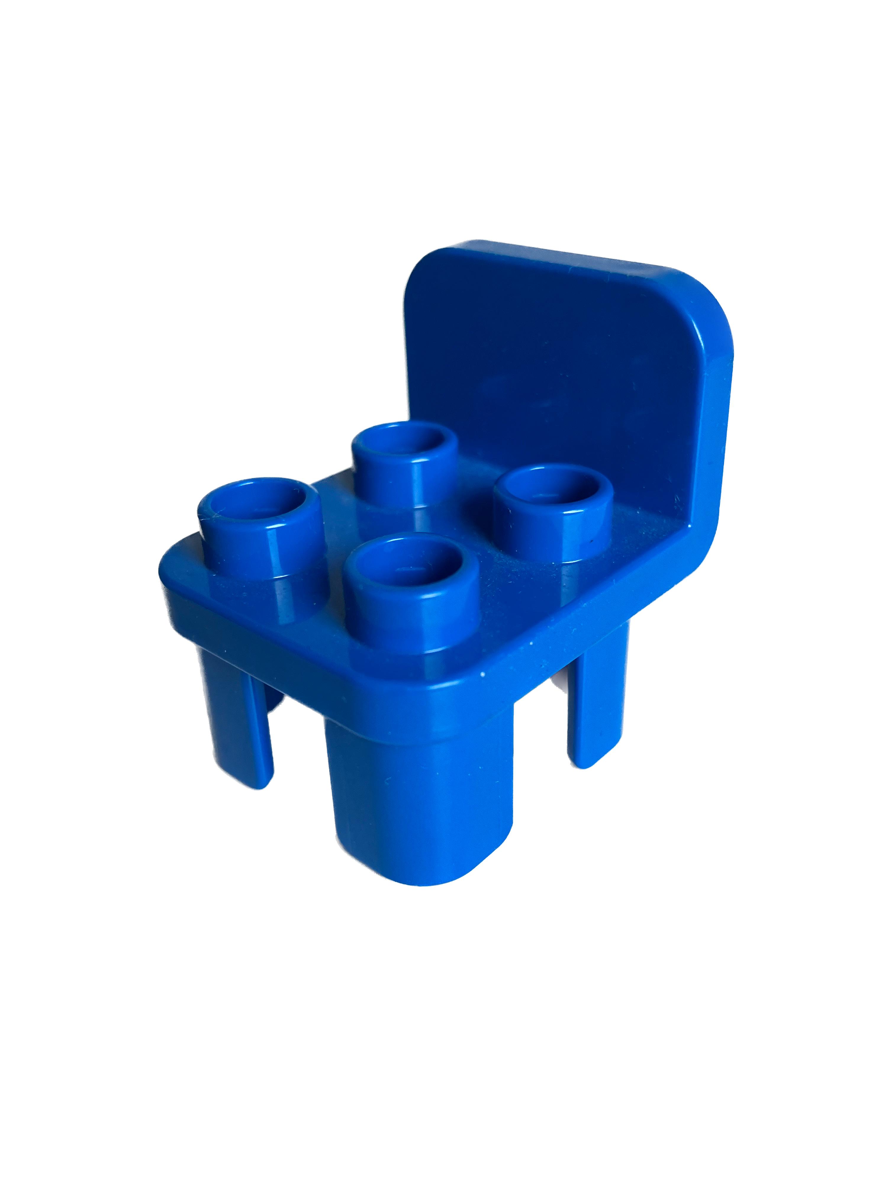 Lego Duplo židle tm. modrá